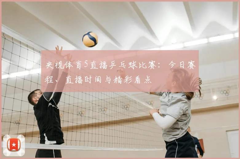 央视体育5直播乒乓球比赛：今日赛程、直播时间与精彩看点